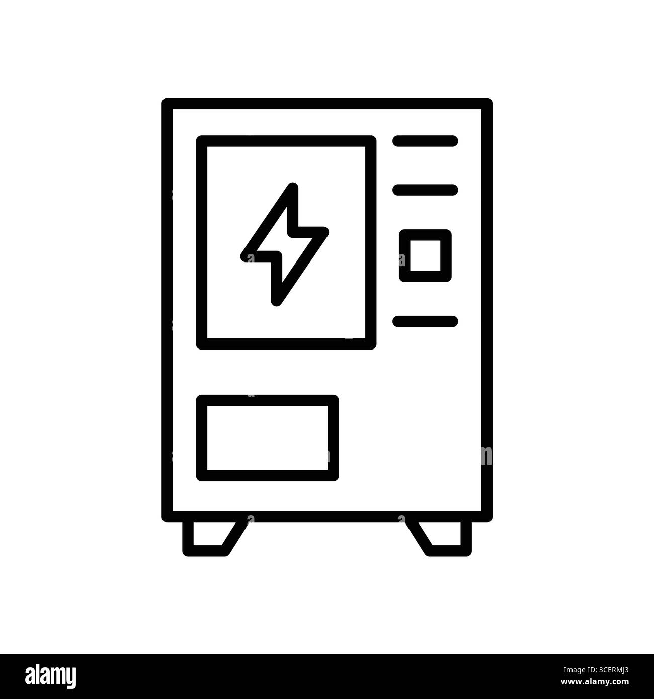 Vending machine simple vector Black and White Stock Photos & Images - Alamy
