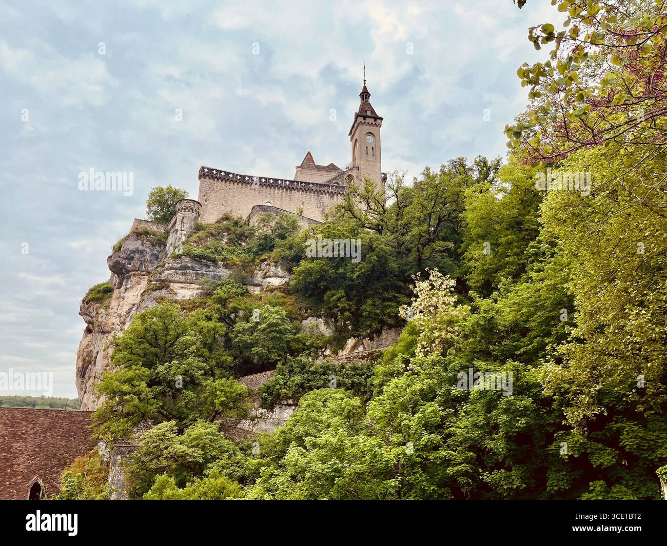 The heights of Rocamadour in France - Smartphone Captured Stock Image