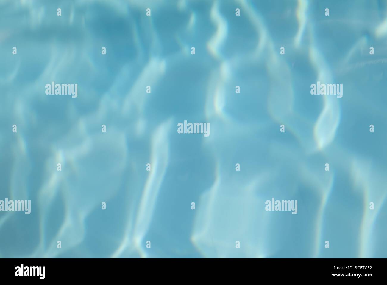 sun reflections on a pool Stock Photo