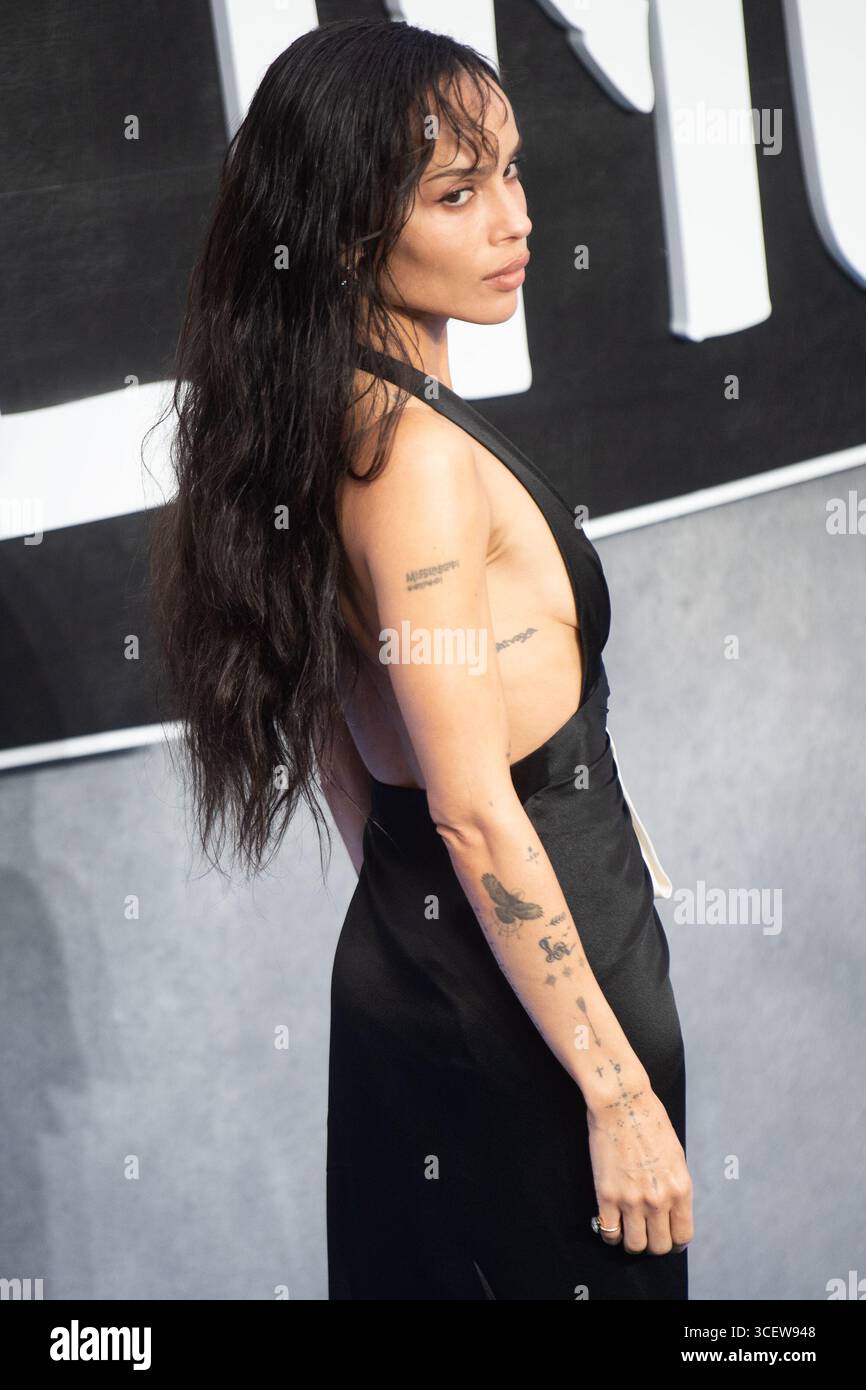 sachin and babi light blue dress Alexis Mabille Walks the Walk with Zoe Kravitz