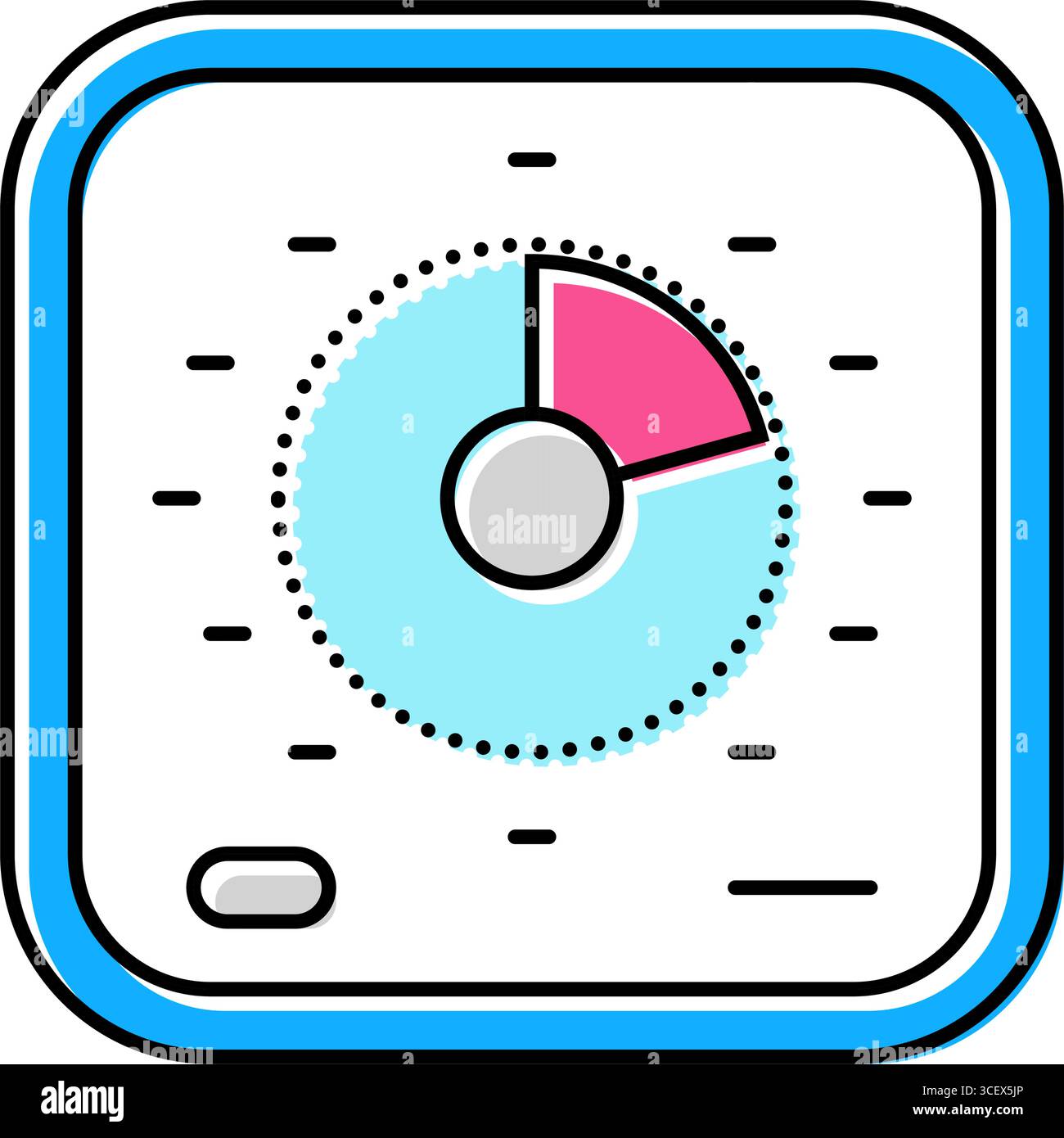 recovery timer clock wellness color icon vector illustration Stock ...