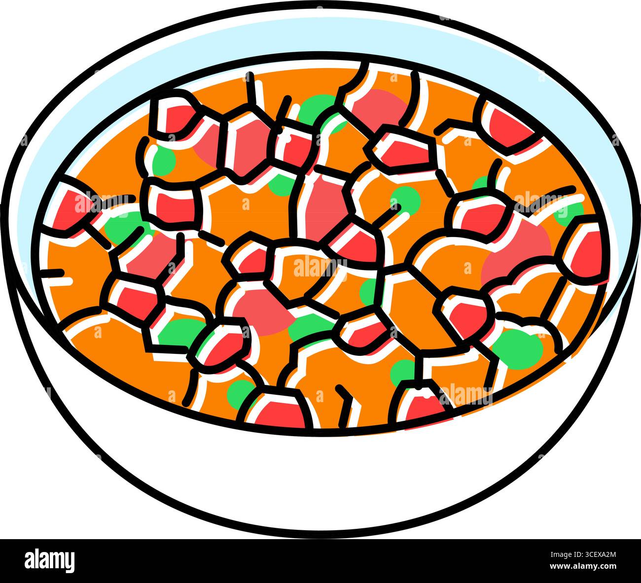 salsa condiment color icon vector illustration Stock Vector Image & Art ...