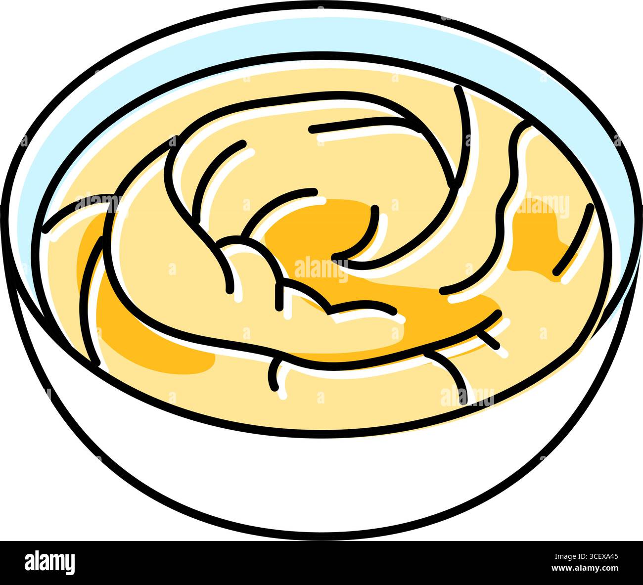hummus condiment color icon vector illustration Stock Vector Image ...