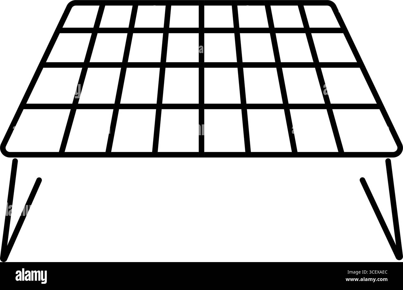 grill rack titanium ultralight color icon vector illustration Stock ...