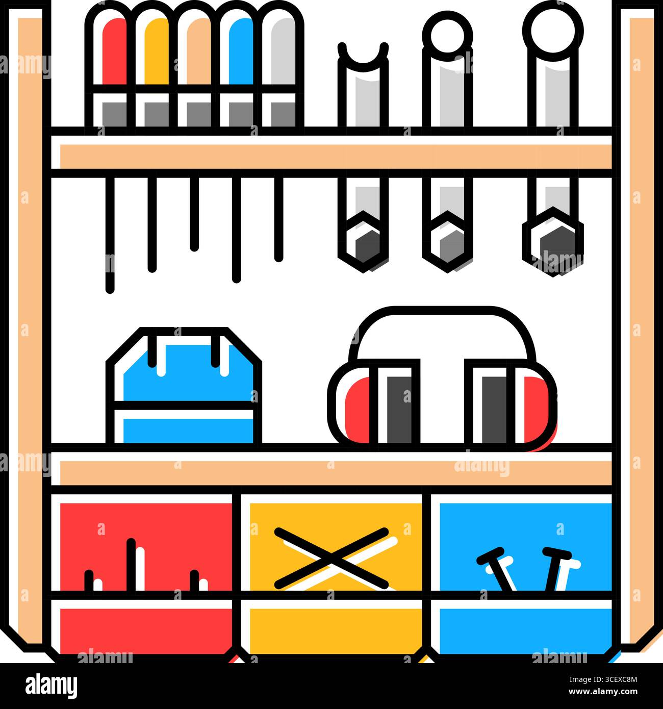 Overhead tool rack hi-res stock photography and images - Alamy