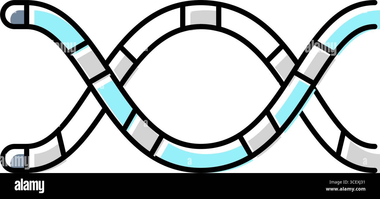 battle ropes wave motion color icon vector illustration Stock Vector ...