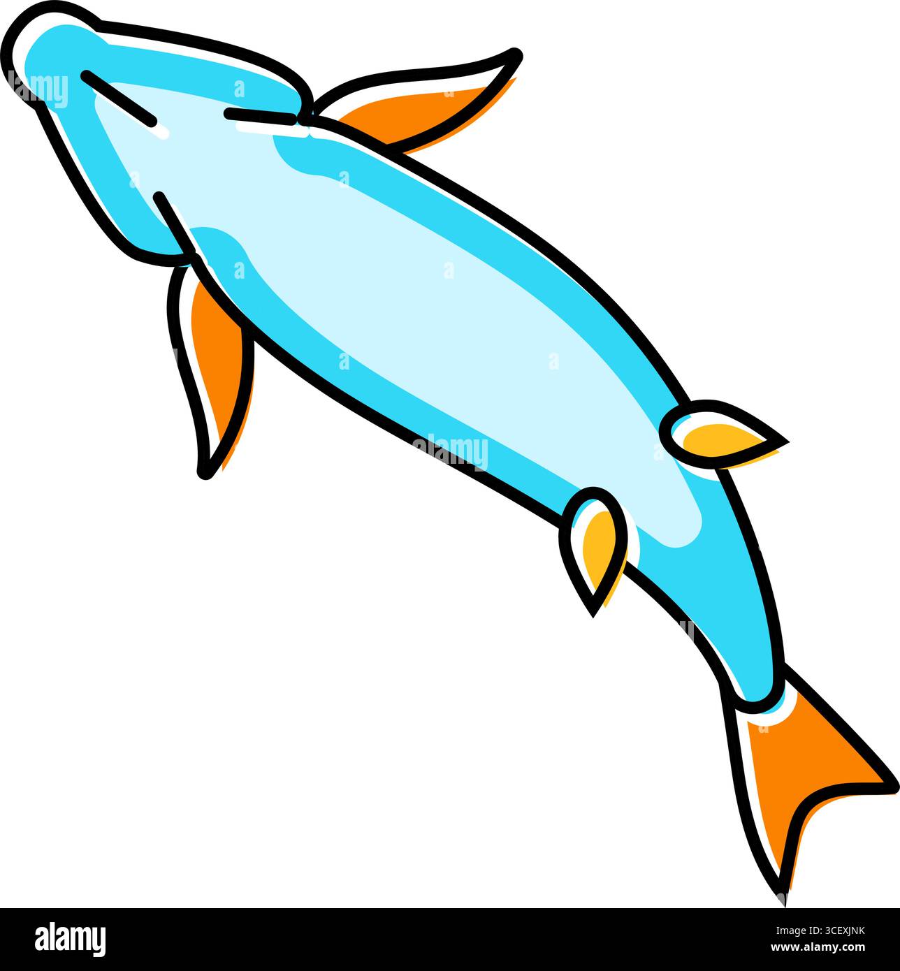 Dead fish pollution algae Stock Vector Images - Alamy