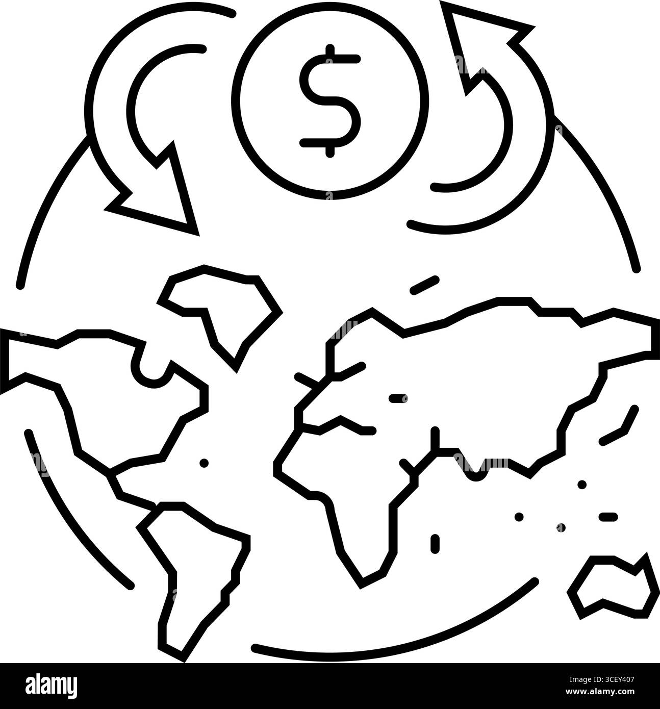 Map of silk route Black and White Stock Photos & Images - Alamy