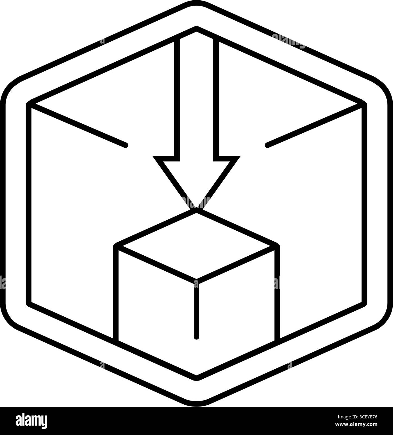compact size line icon vector illustration Stock Vector Image & Art - Alamy