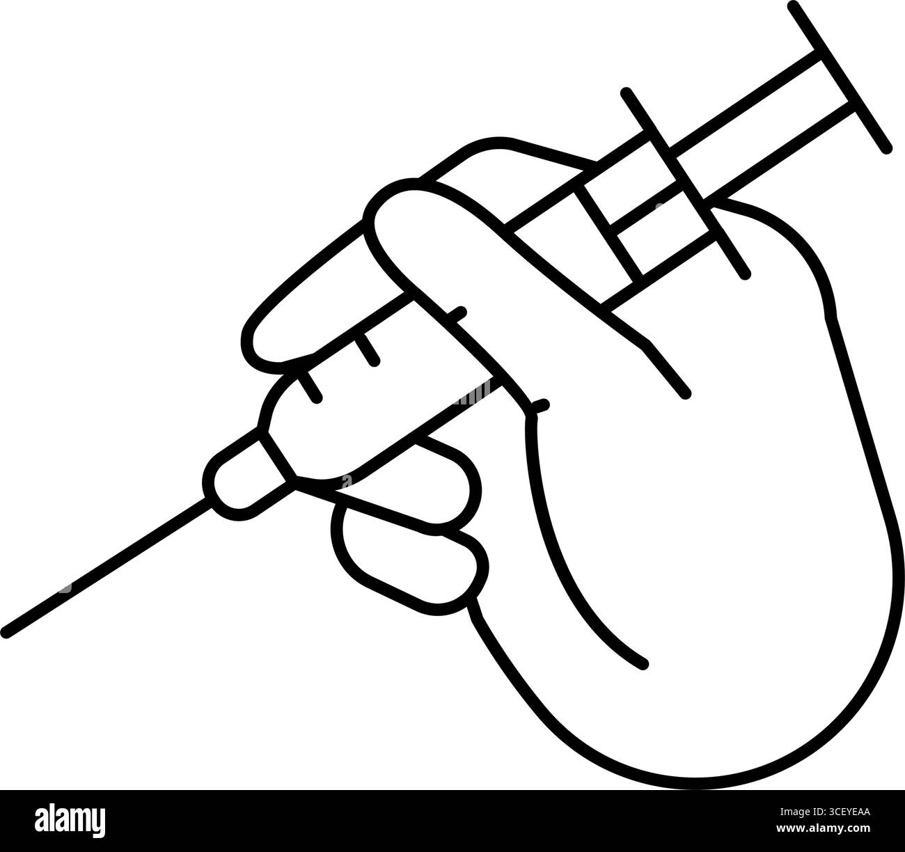 vaccination coverage line icon vector illustration Stock Vector