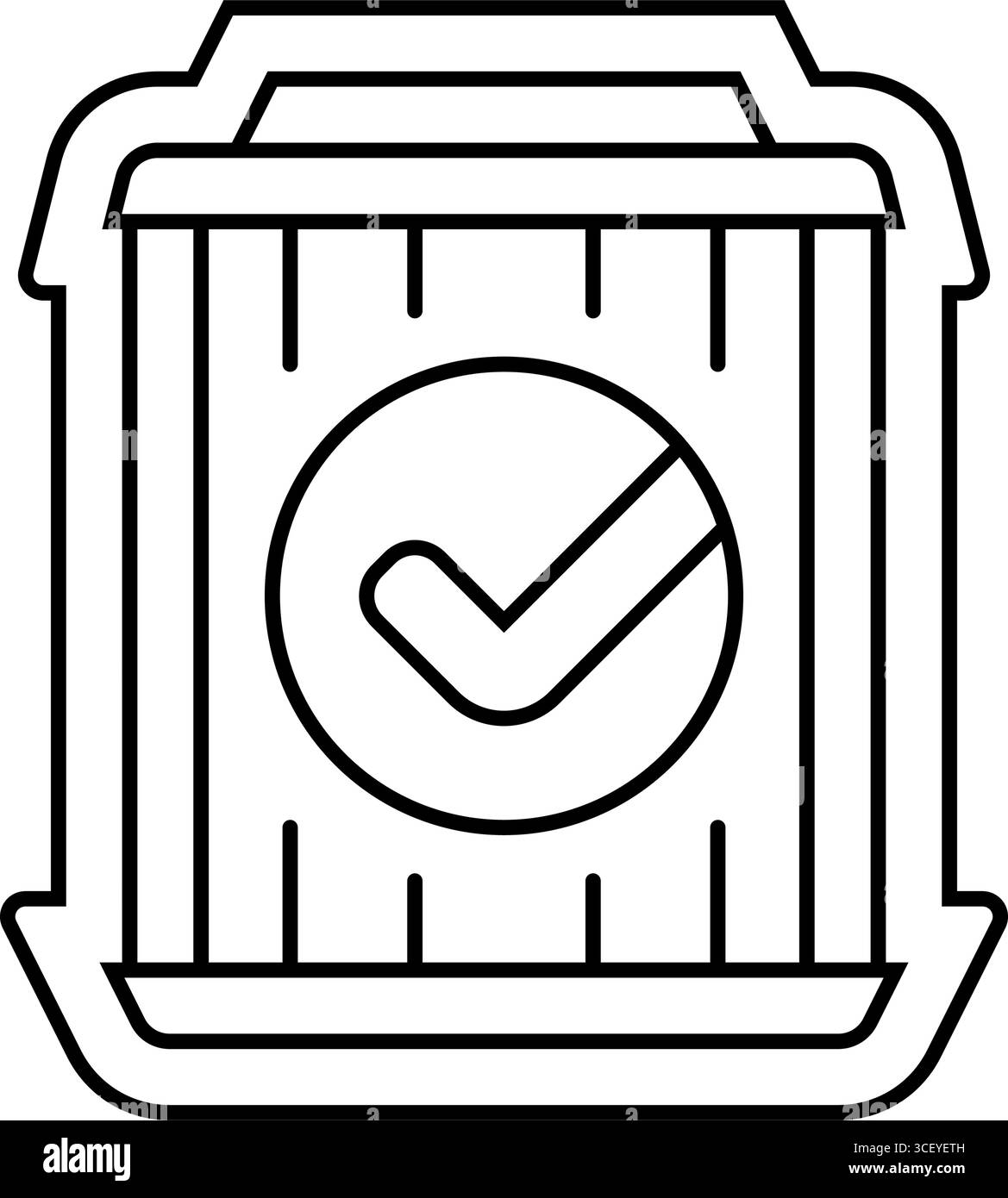 high performance filters line icon vector illustration Stock Vector ...