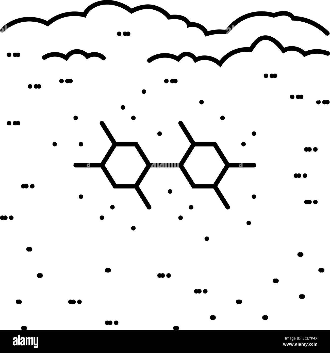 soil contamination pcb line icon vector illustration Stock Vector Image ...