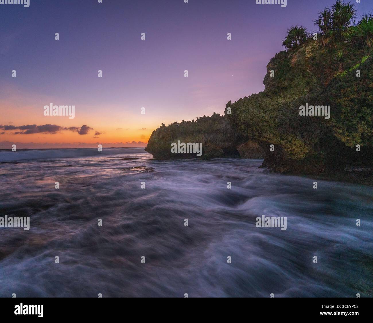 Gunungkidul Beach, located in Yogyakarta, Indonesia, is a stunning ...