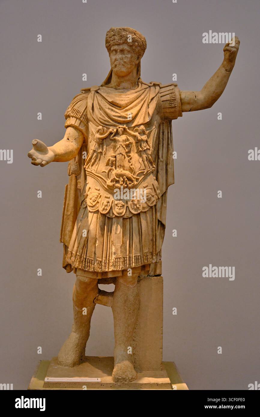 Greece, Peloponnese, Olympia, Archaeological Museum, Roman Art Hall ...