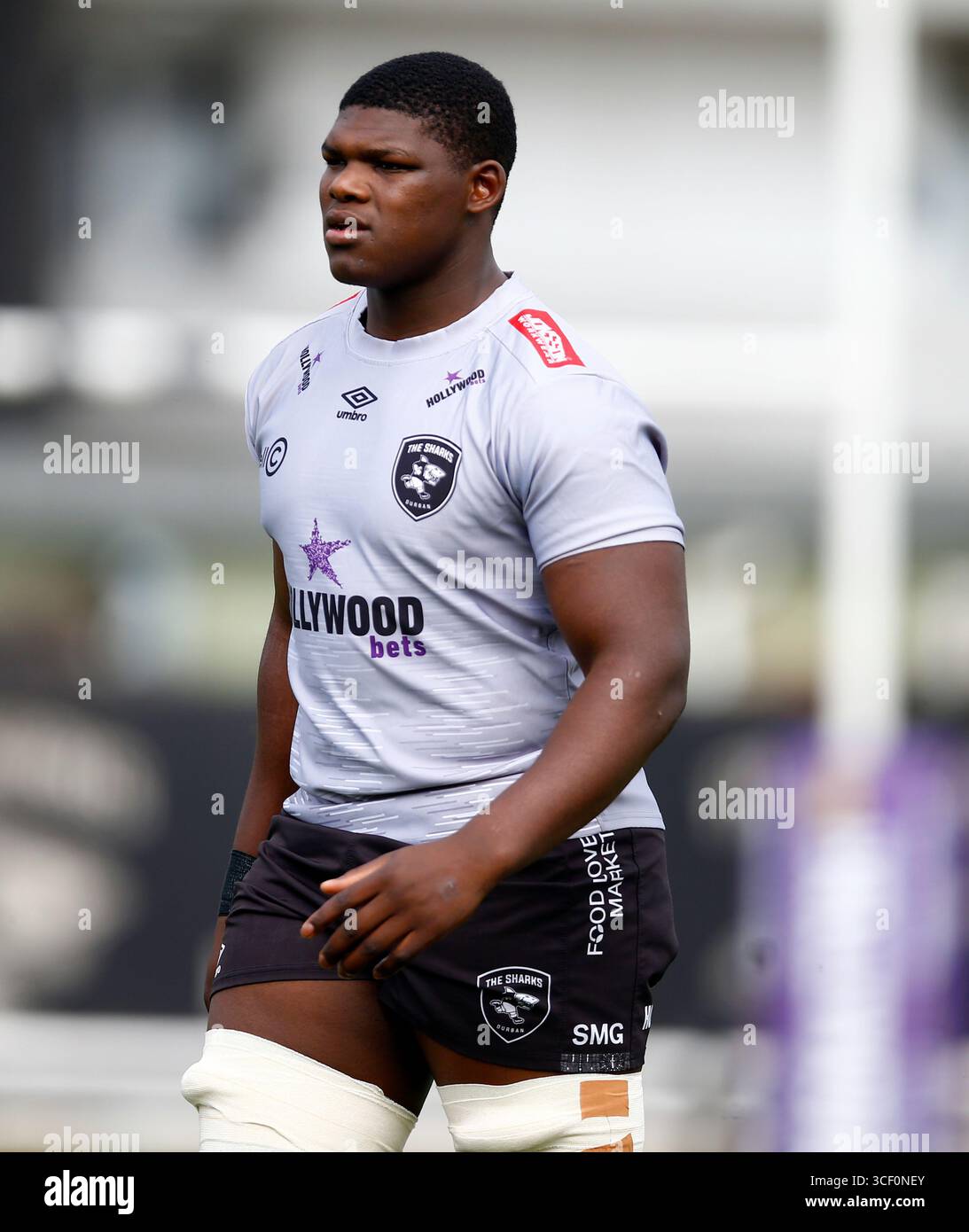 Bathobele Hlekani of the Hollywoodbets Sharks during Hollywoodbets ...
