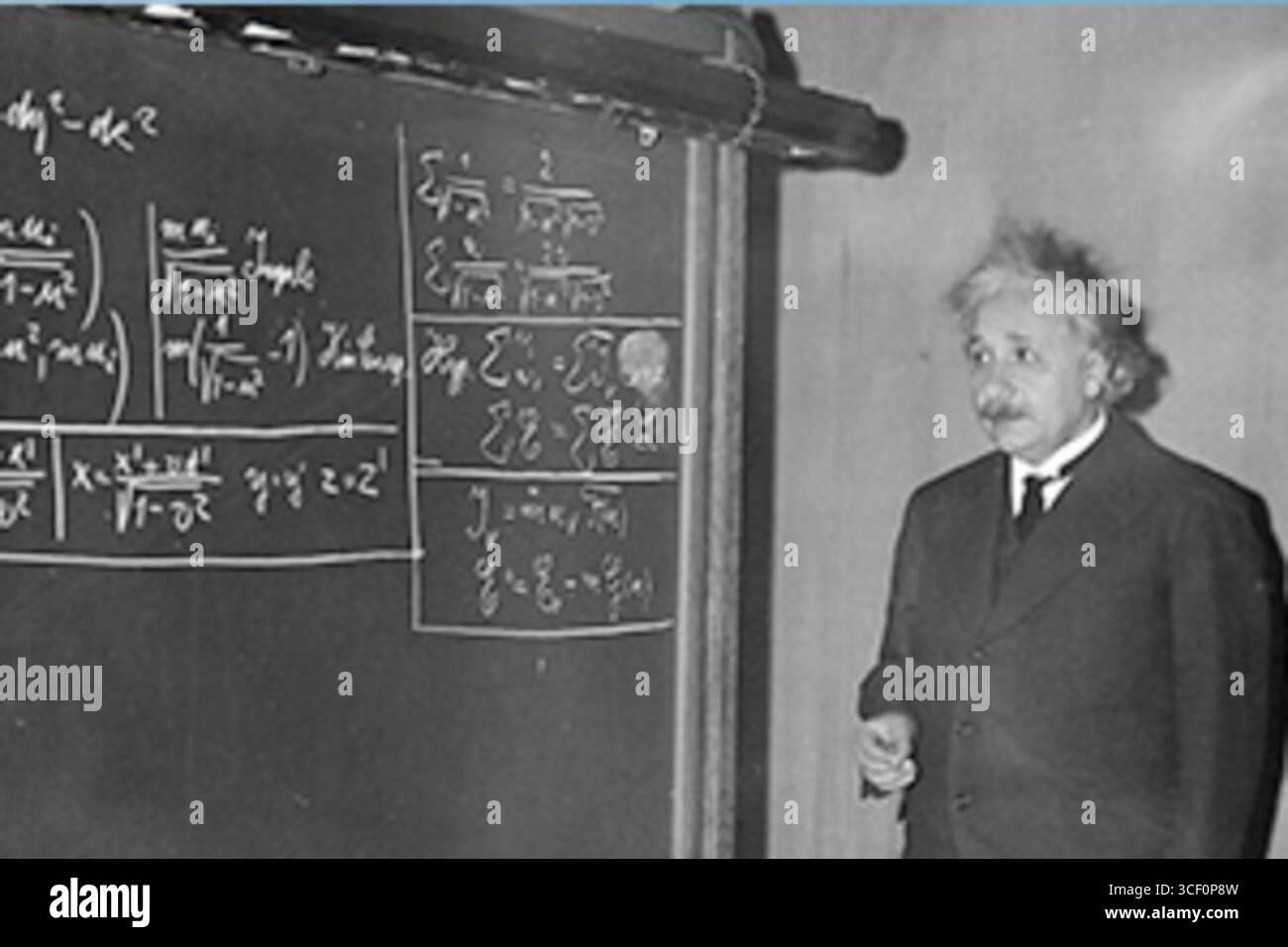 Albert Einstein The Renowned Physicist Is Pictured Near A Blackboard Albert Einstein The Renowned Physicist Is Pictured Near A Blackboard