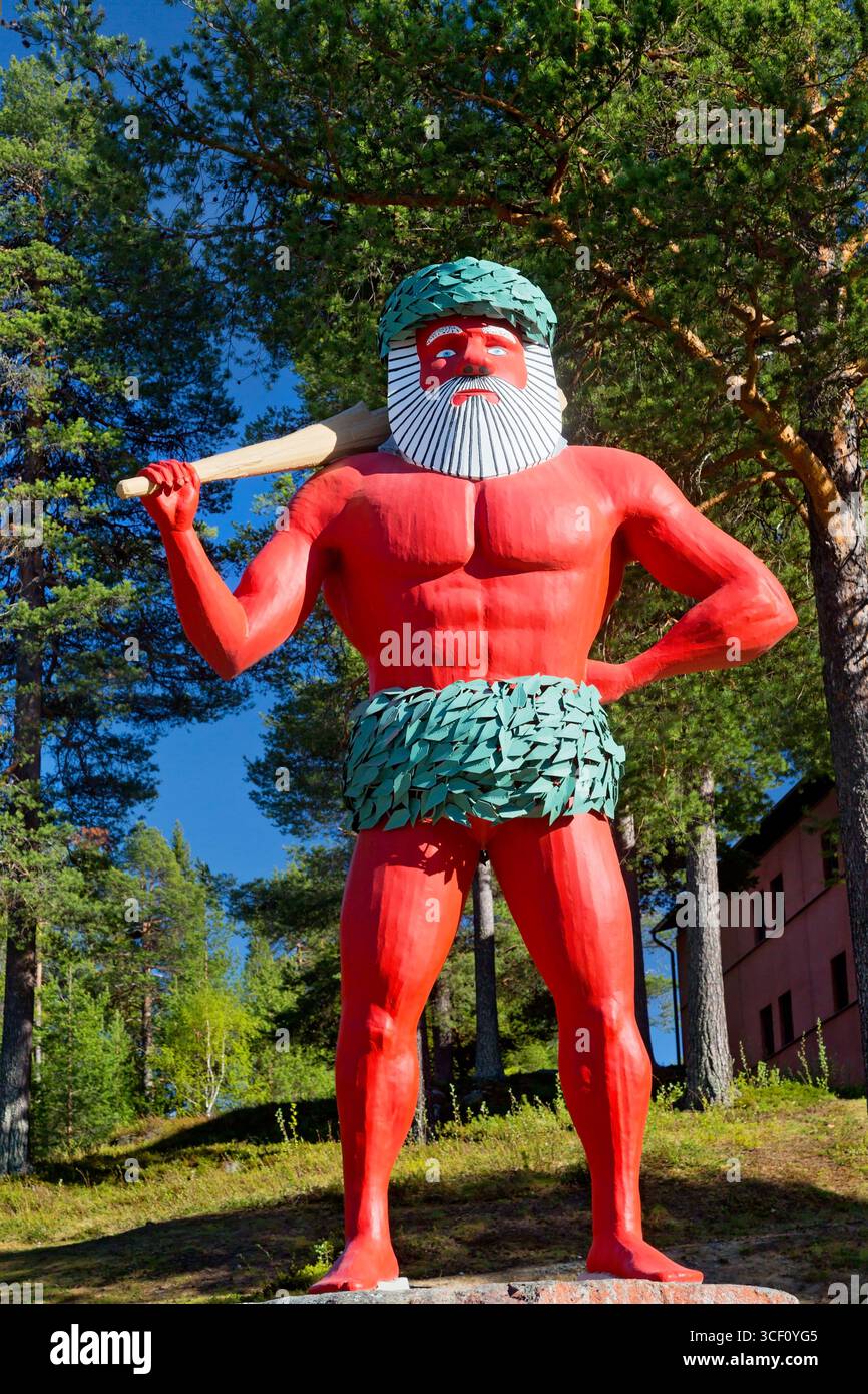 The Wild Man Of Storuman Lake Storuman Swedish Lapland Sweden Stock the-wild-man-of-storuman-lake-storuman-swedish-lapland-sweden-stock