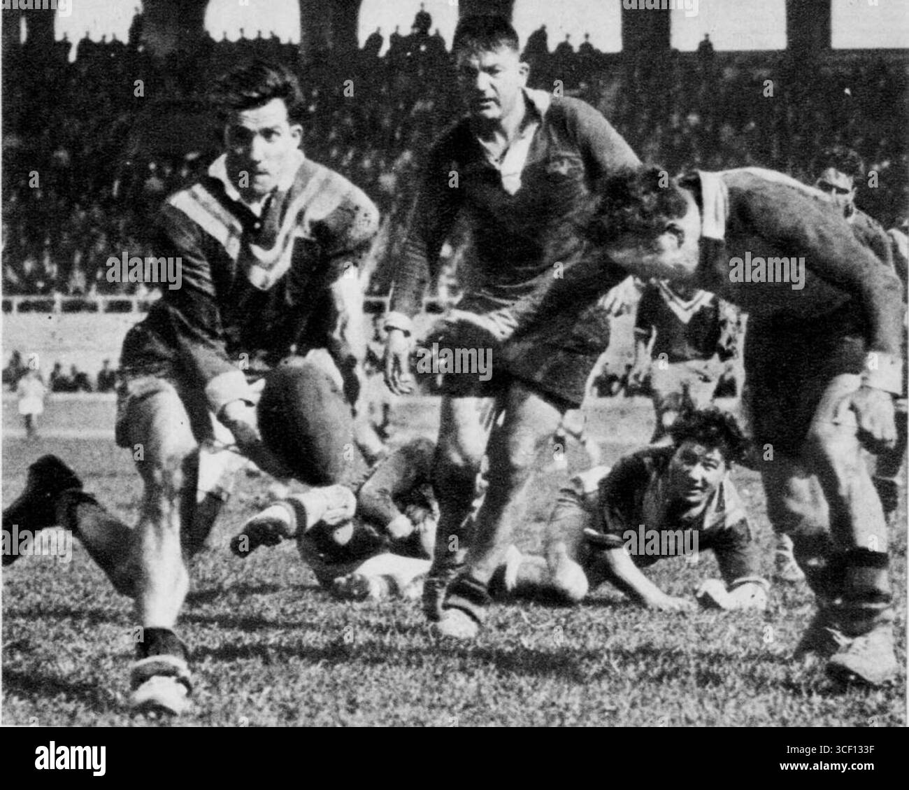 Rugby french Black and White Stock Photos & Images - Alamy