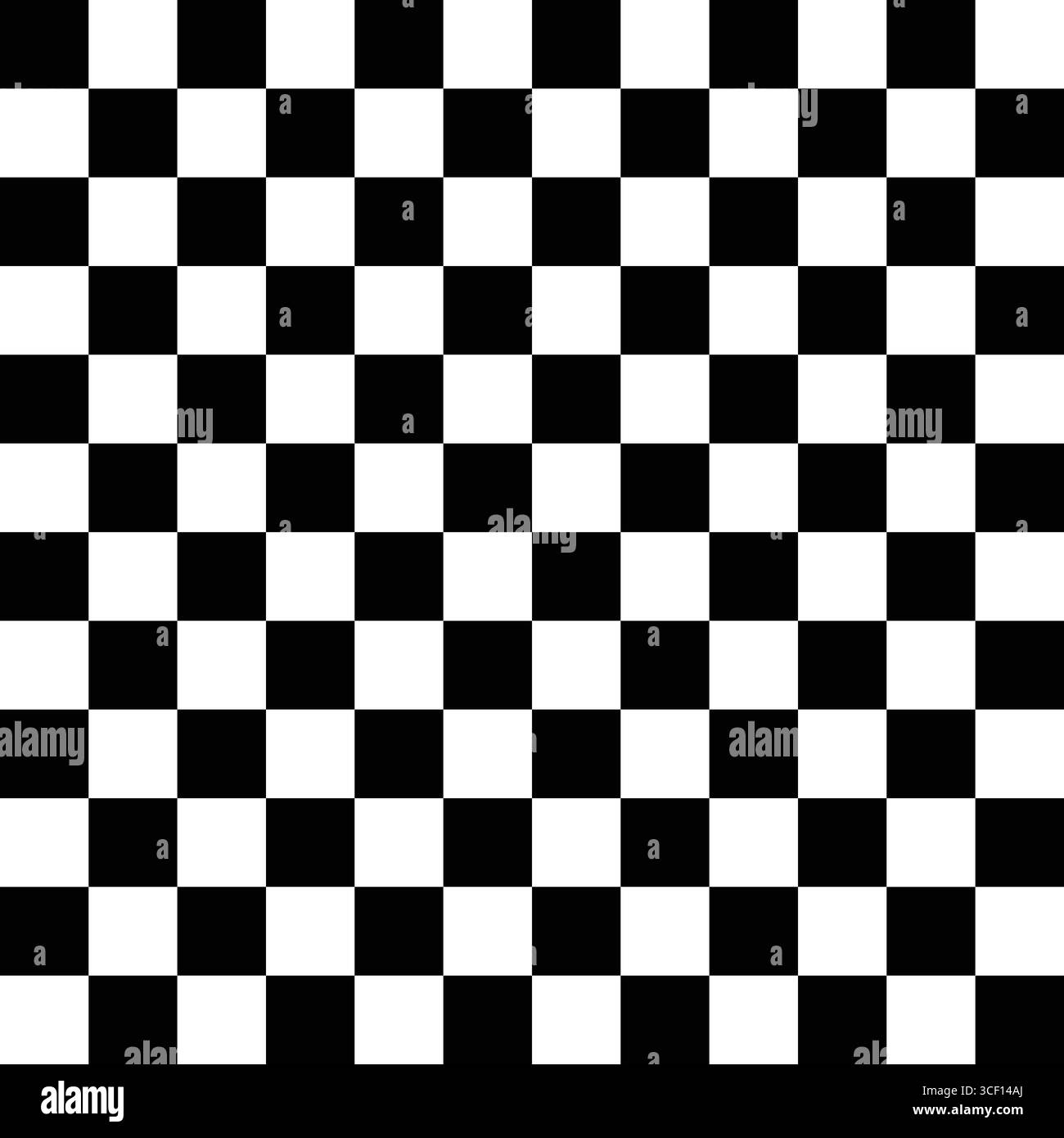Black and white checkered seamless pattern. Endless background. Racing flag texture Stock Vector