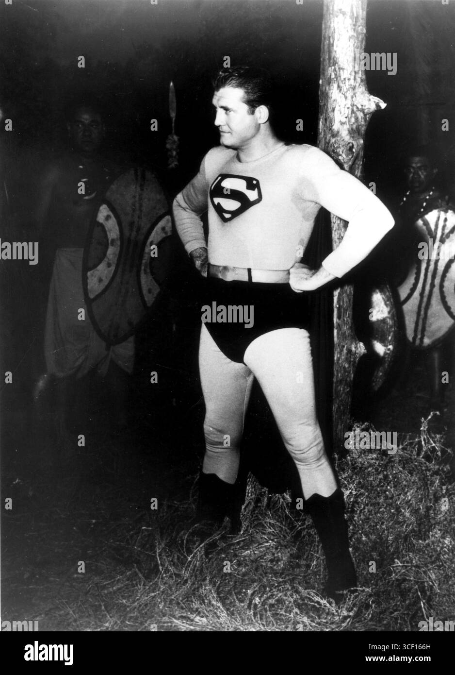 George Reeves, the first actor to play Superman in film, is depicted ...