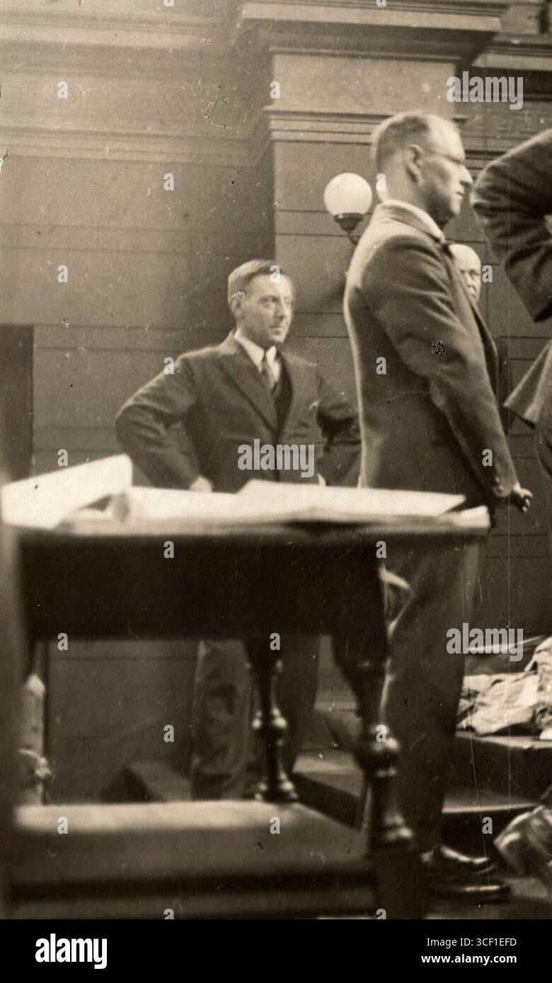 A man stands accused of murdering his boss in a 1929 trial in the ...