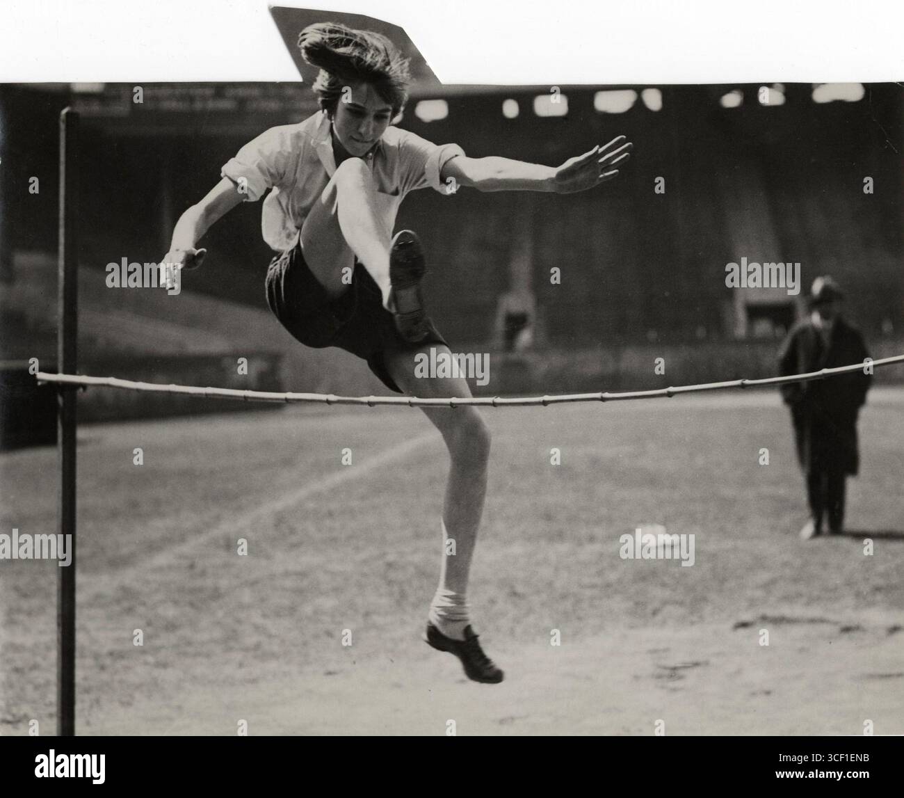 The women's high jump event, featured in the 1928 Olympic Games in ...