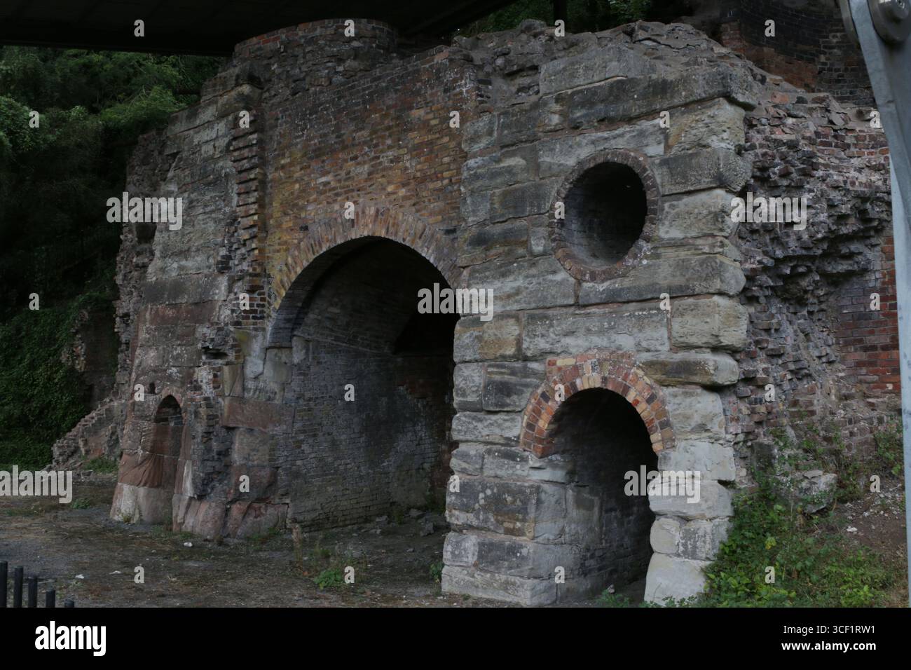 The 18th century Bedlam Furnace, Ironbridge, Shropshire. Stock Photo