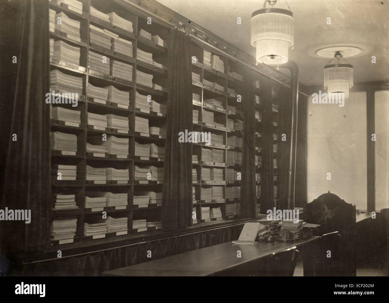 The interior of a music store in Amsterdam from 1916 shows gramophone ...