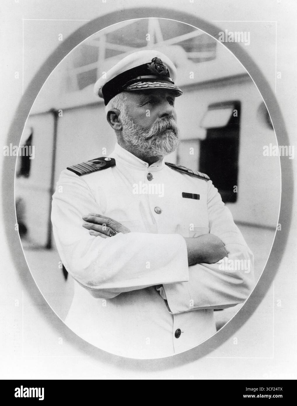 Edward J. Smith, captain of the Titanic, was at the helm when the ship ...