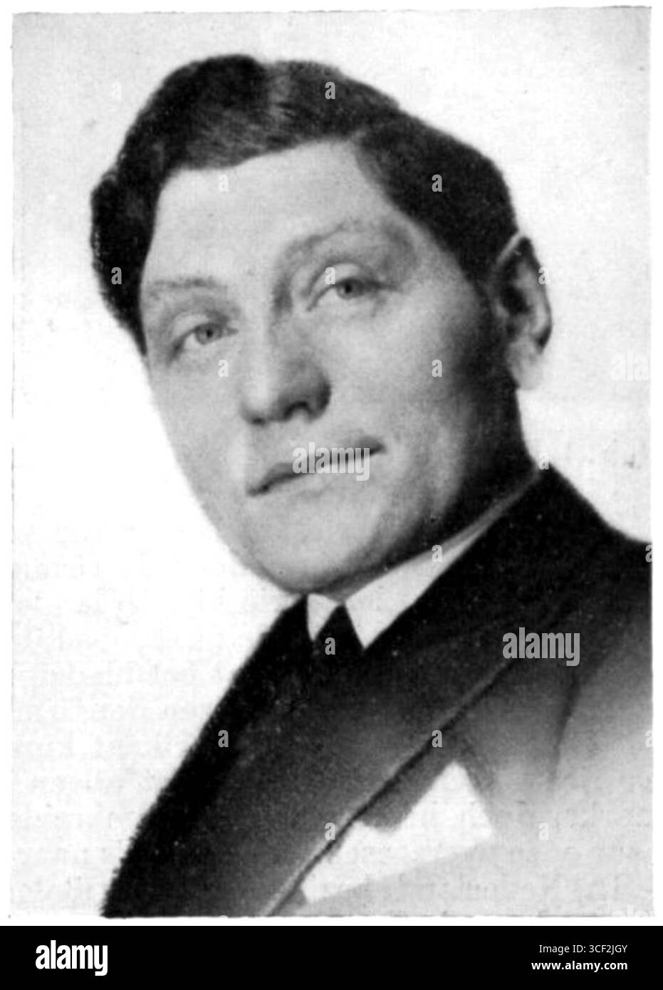 This 1938 portrait shows Anton Hamaker, a notable figure from that time. The photograph captures his appearance in the late 1930s. Stock Photo