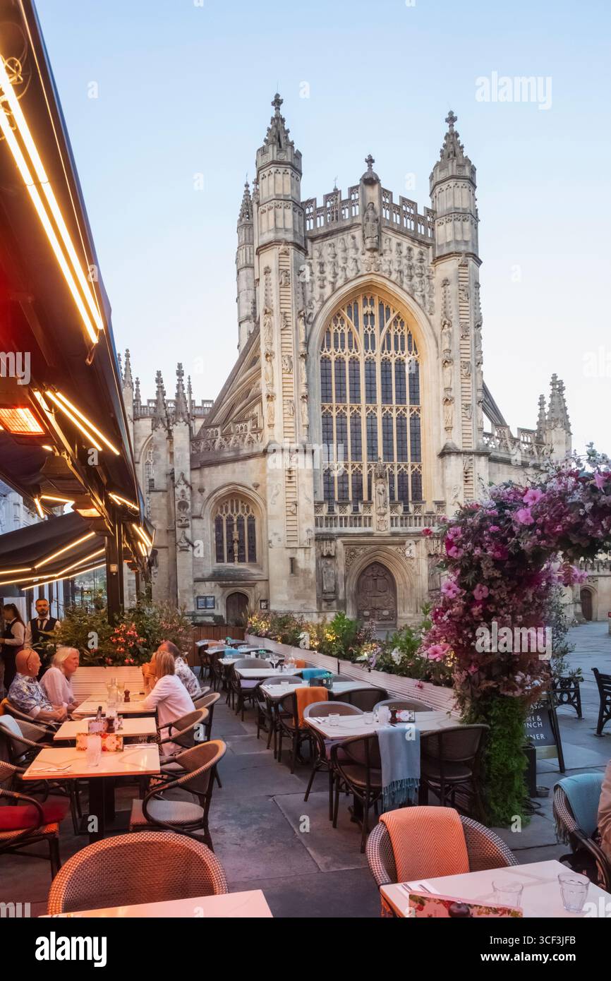 England, Somerset, Bath, Bath Abbey Stock Photo
