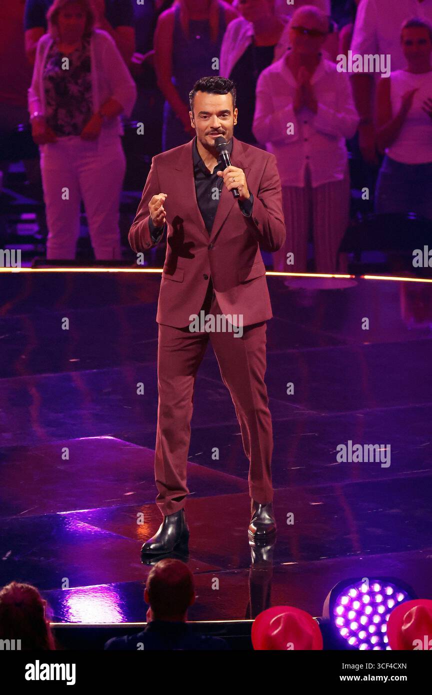 Giovanni Zarrella bei der Aufzeichnung der ZDF-Musikshow Die Giovanni ...