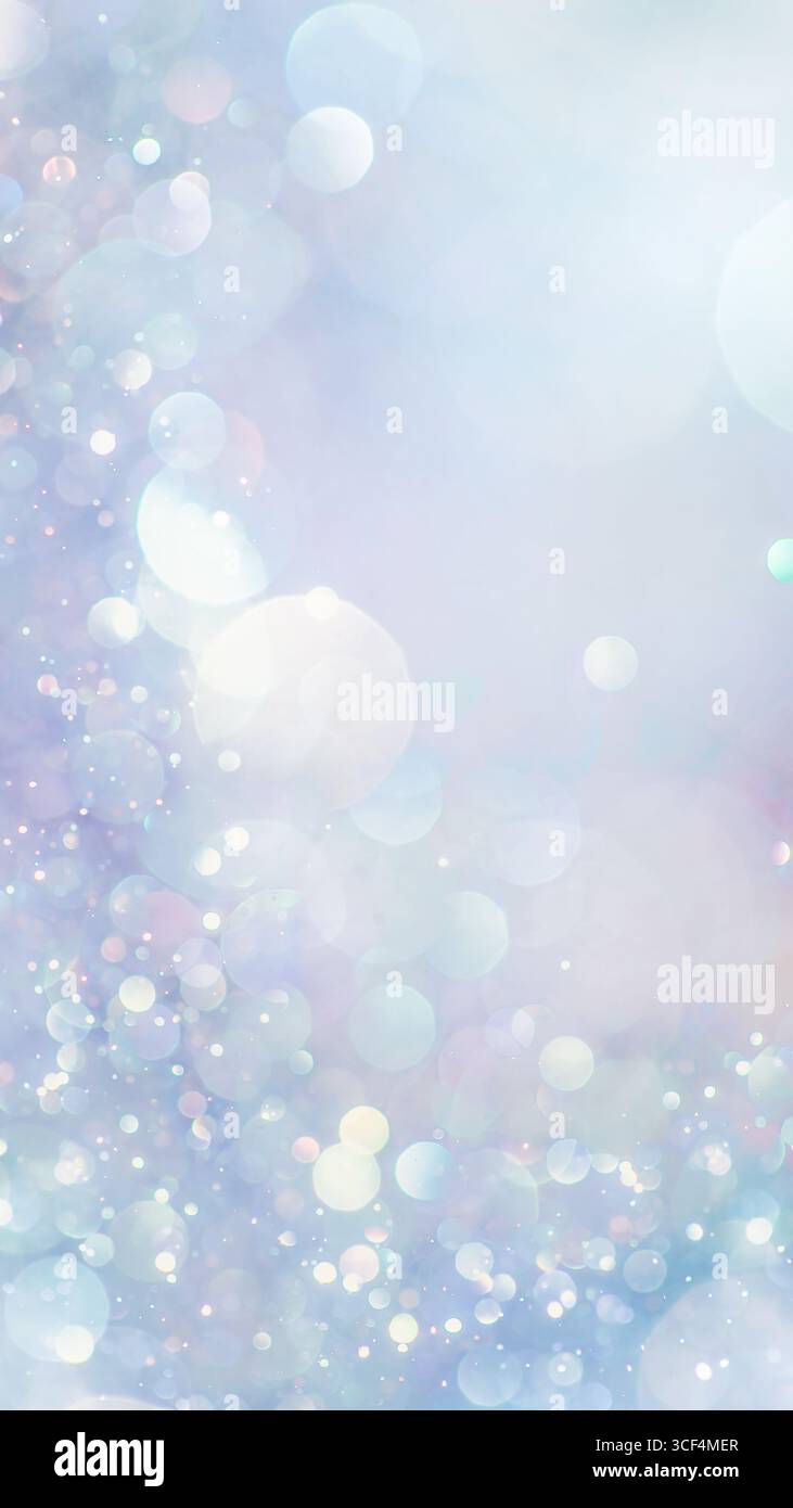 Glittering blue space particles shimmering hi-res stock photography and ...