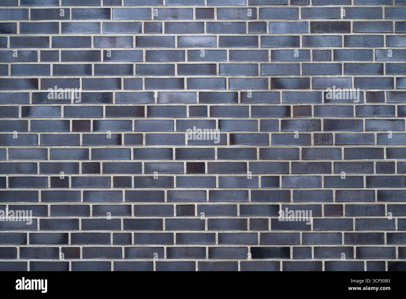 Wallpaper, area with clinker, blue-black Stock Photo