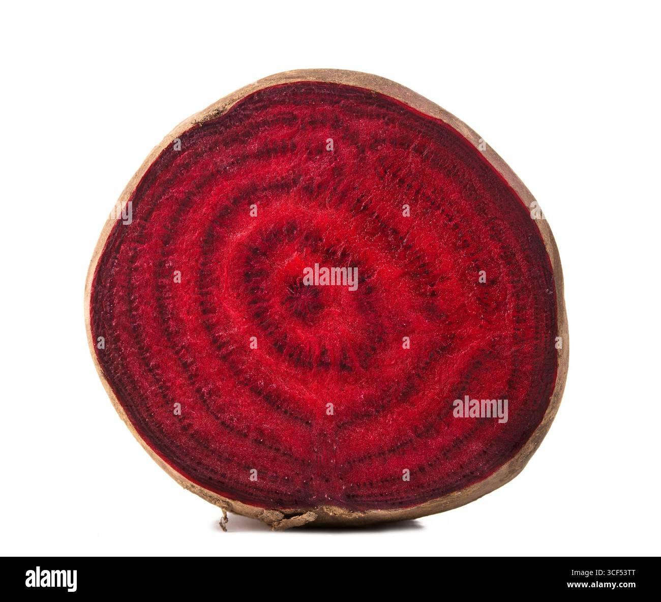Raw Beetroot closeup isolated on white background Stock Photo