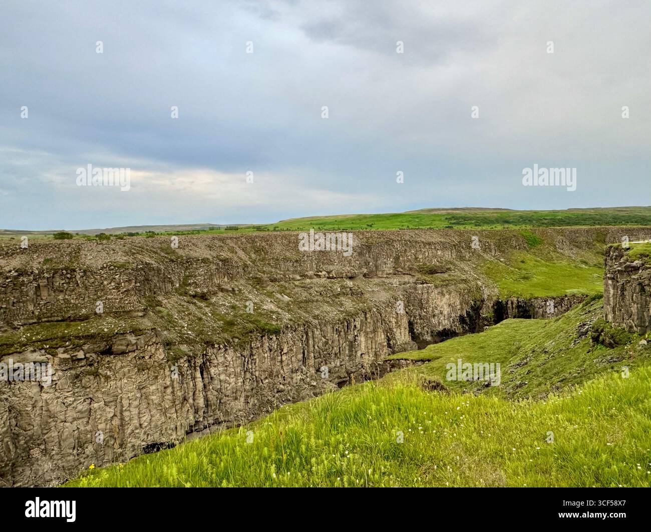 Gullfoss canyon - Smartphone Captured Stock Image