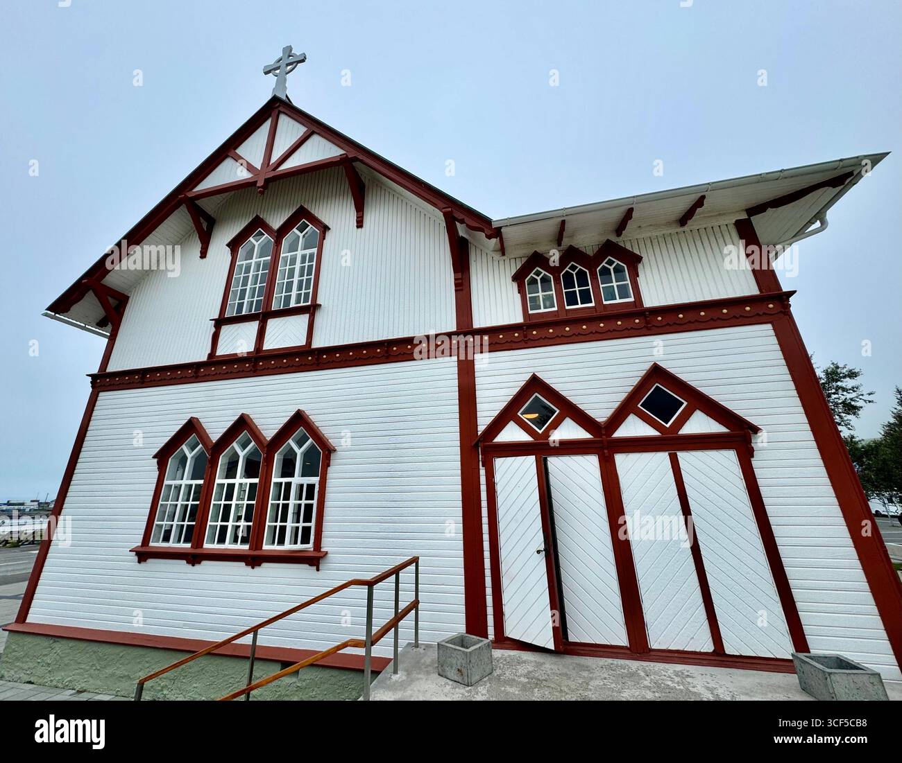 Husavik Wooden Church - Smartphone Captured Stock Image