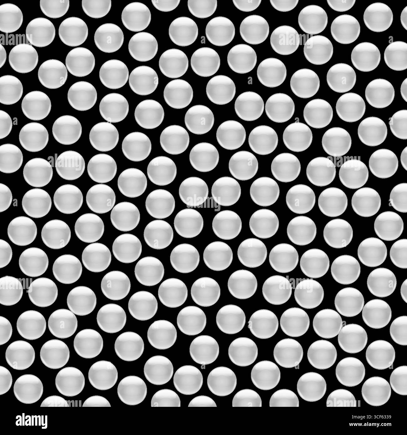 White gem, bubble seamless pattern Stock Vector