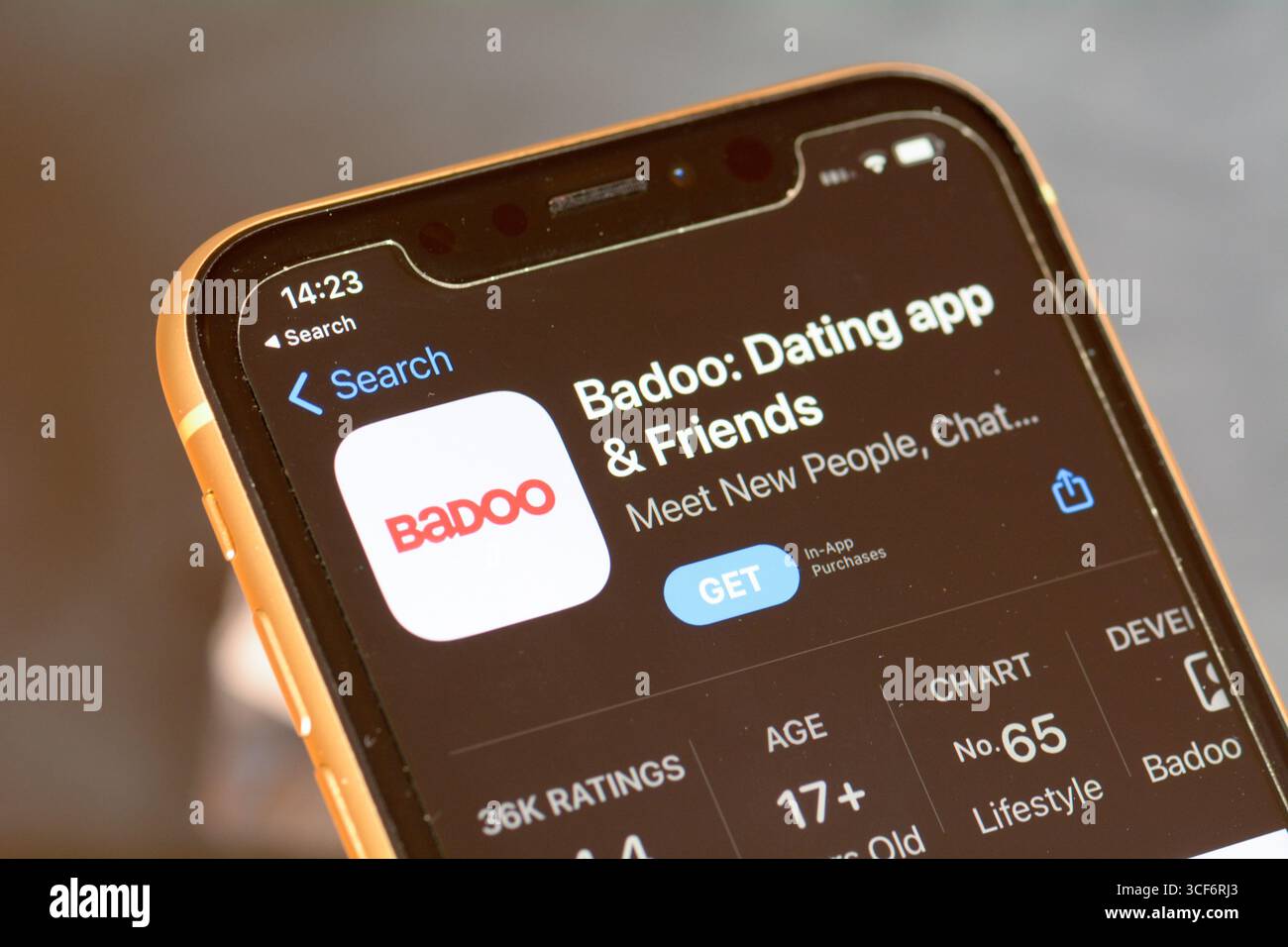 Badoo application hi-res stock photography and images - Alamy