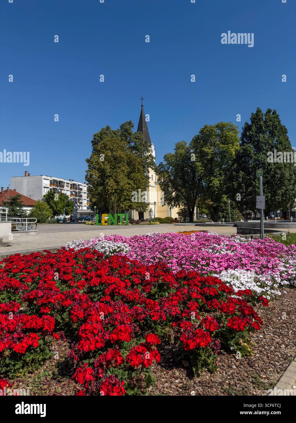 Town Centre And Szent Mihaly Arkangyal Templom Catholic Church Lenti town-centre-and-szent-mihaly-arkangyal-templom-catholic-church-lenti