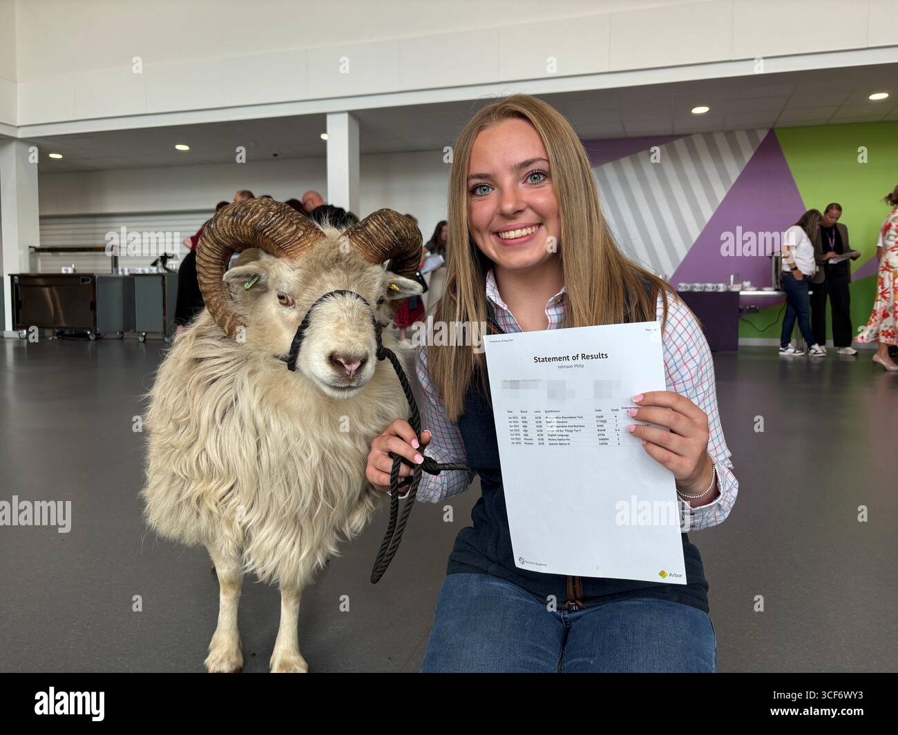 STUDENT DETAILS PIXELATED BY PA PICTURE DESK Milly Johnson, 16, and her ...
