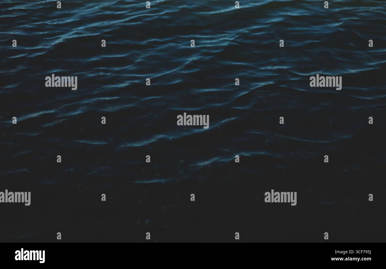 Deep blue ocean water as background Stock Photo