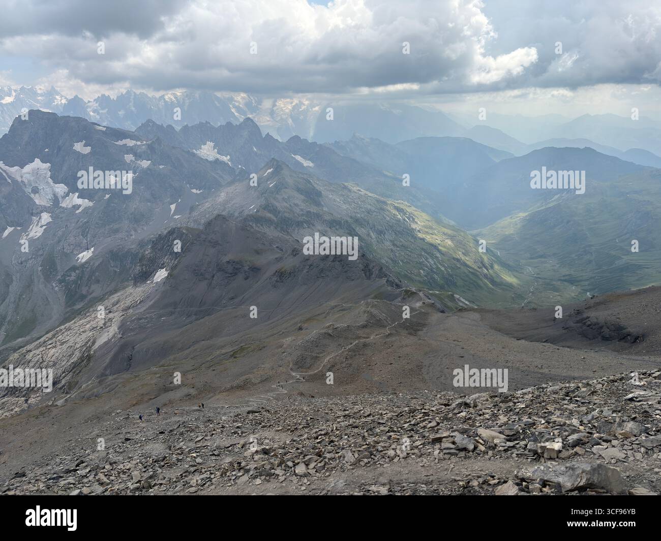 From Le Buet to Mont Buet: wildflowers, butterflies, and endless Alpine peaks. - Smartphone Captured Stock Image