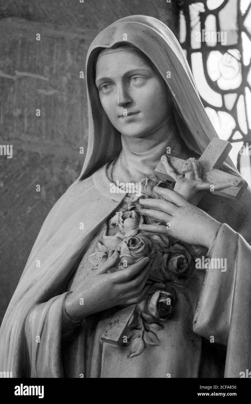 St therese of jesus Black and White Stock Photos & Images - Alamy