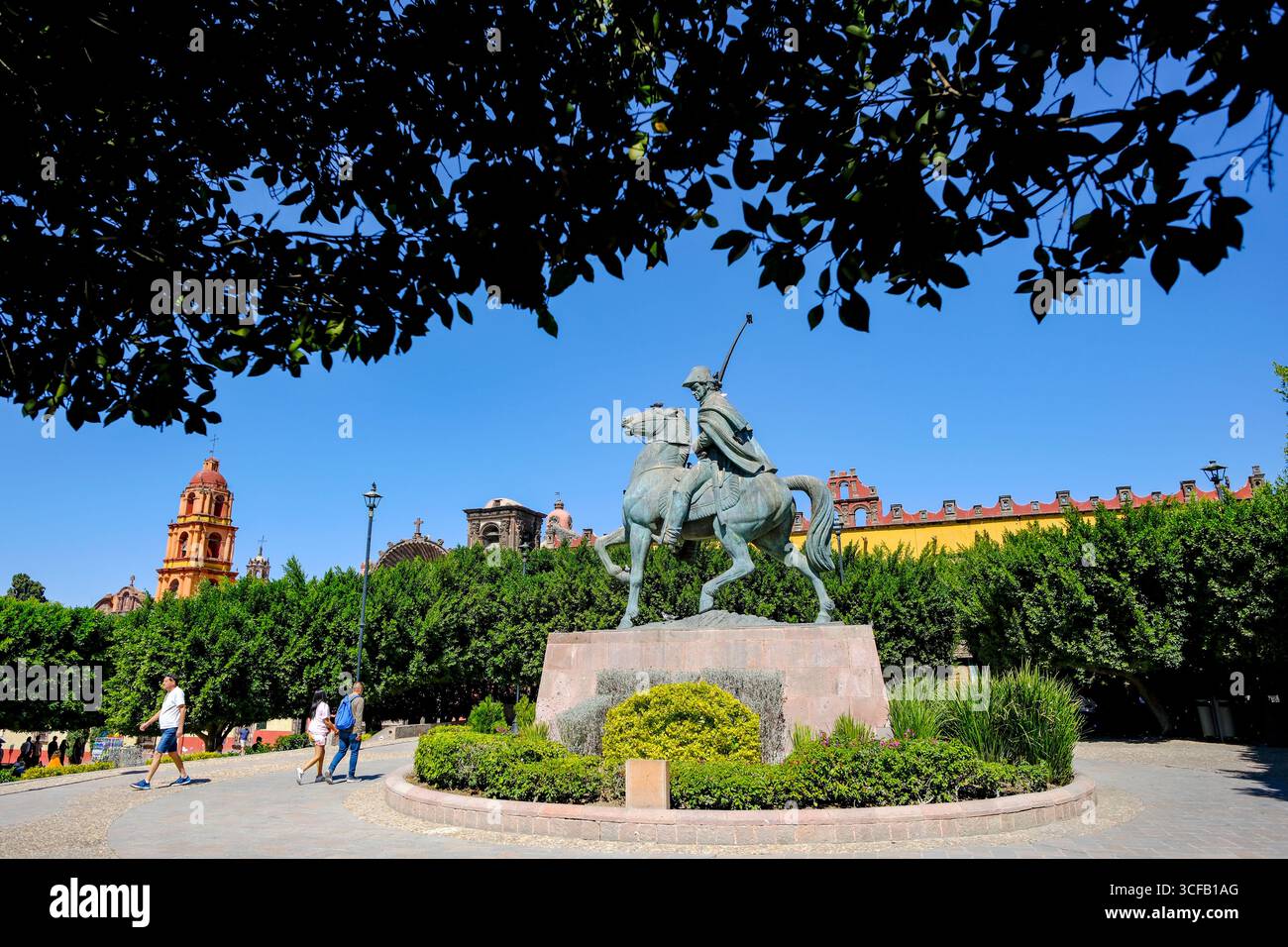 Mexico City Mexico February 8 2025 Equestrian Statue Of Ignacio 