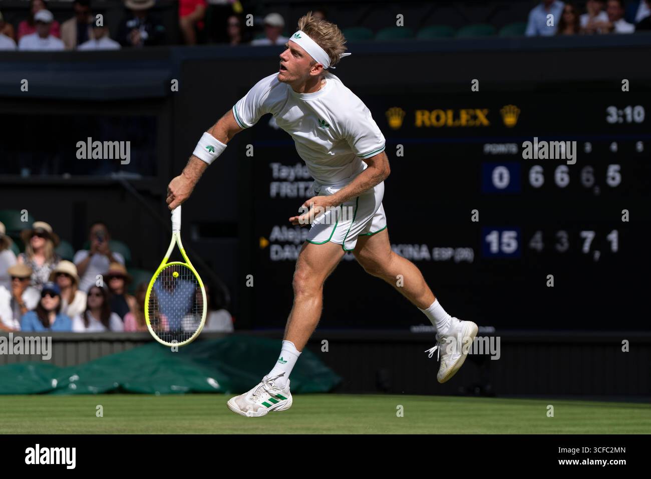 Fokina Racket Alejandro Davidovich Fokina (ESP) at The Championships 2025, Wimbledon ...