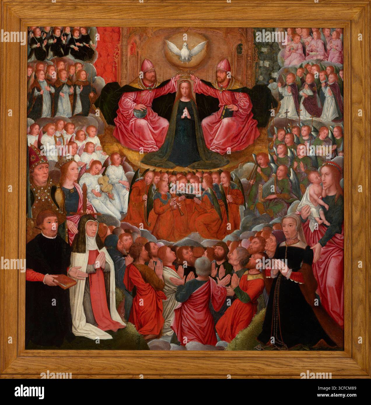 Coronation of our lady painting hi-res stock photography and images - Alamy