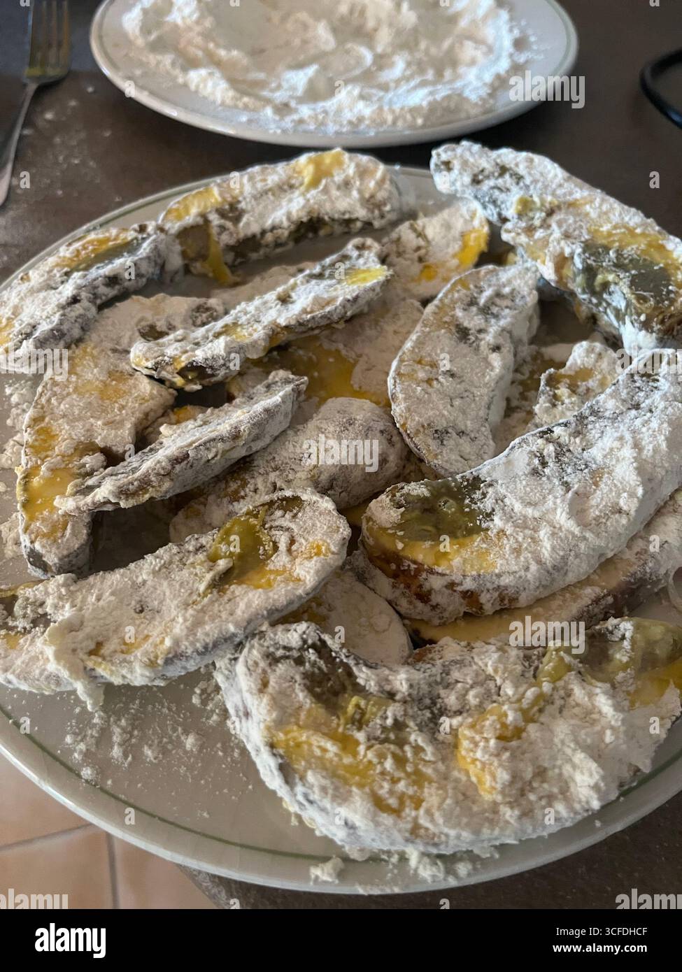 Boletus cutlets, Italy Stock Photo