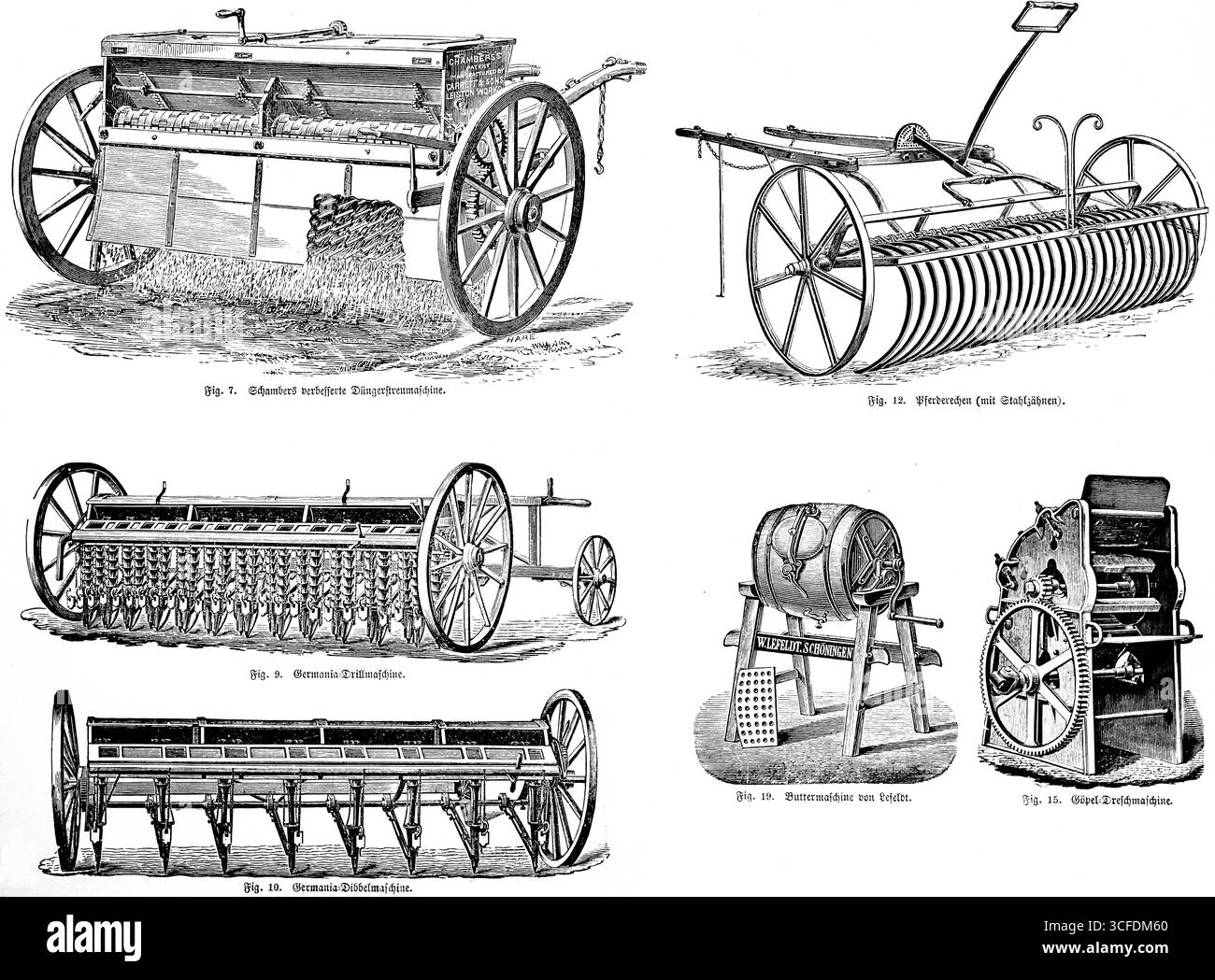 Improved horse rake hi-res stock photography and images - Alamy