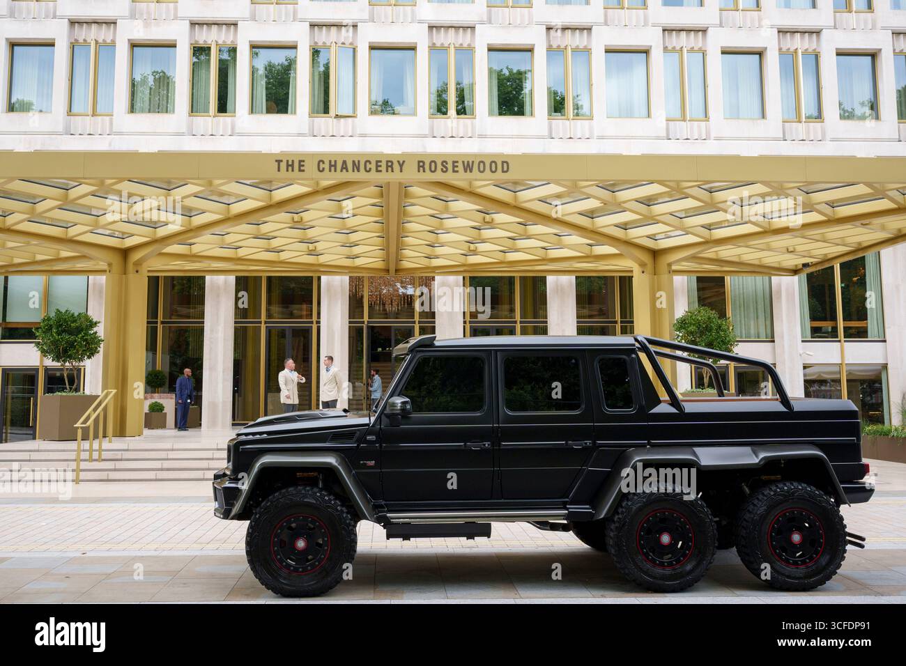 A Dubai-registered Mercedes-Benz G700 Brabus is parked outside the ...